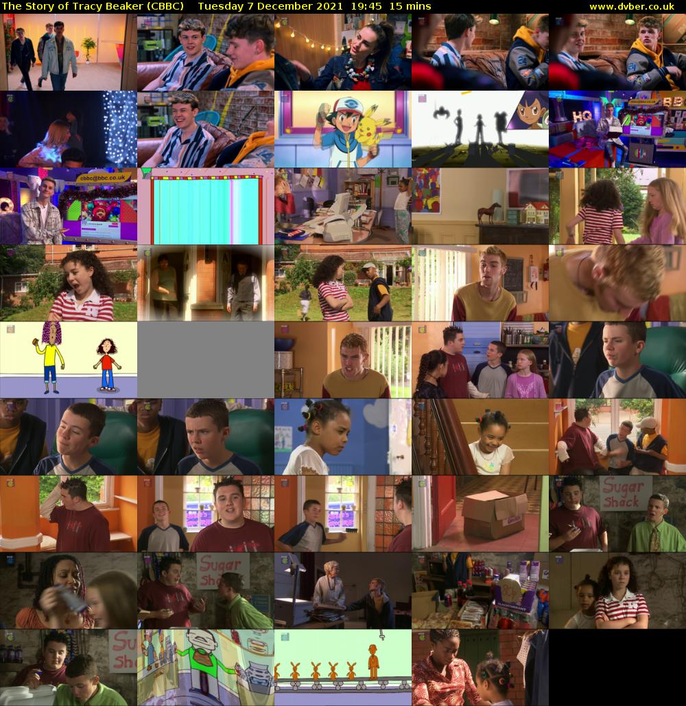 The Story of Tracy Beaker (CBBC) Tuesday 7 December 2021 19:45 - 20:00