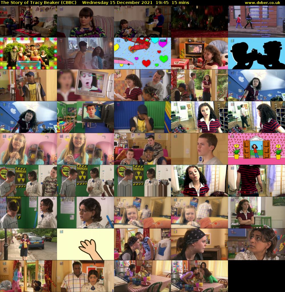 The Story of Tracy Beaker (CBBC) Wednesday 15 December 2021 19:45 - 20:00