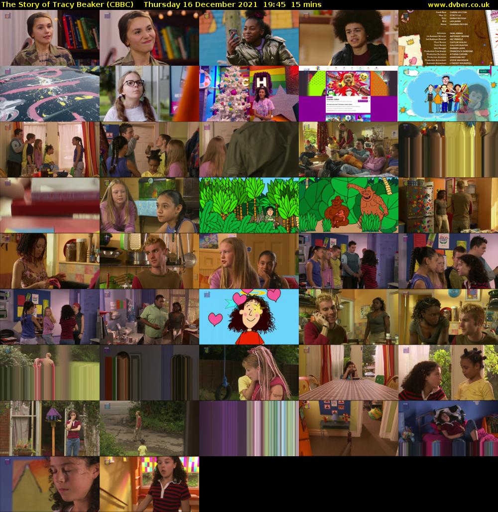 The Story of Tracy Beaker (CBBC) Thursday 16 December 2021 19:45 - 20:00