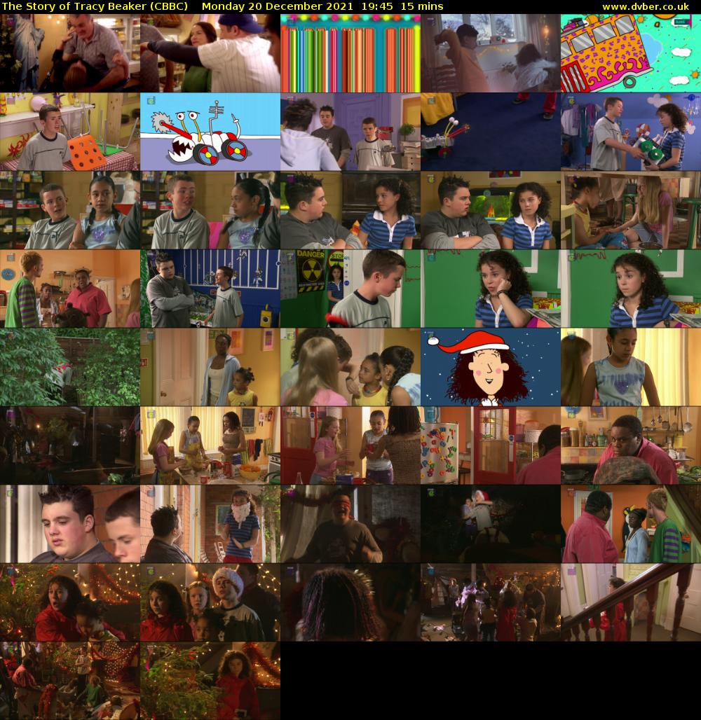 The Story of Tracy Beaker (CBBC) Monday 20 December 2021 19:45 - 20:00