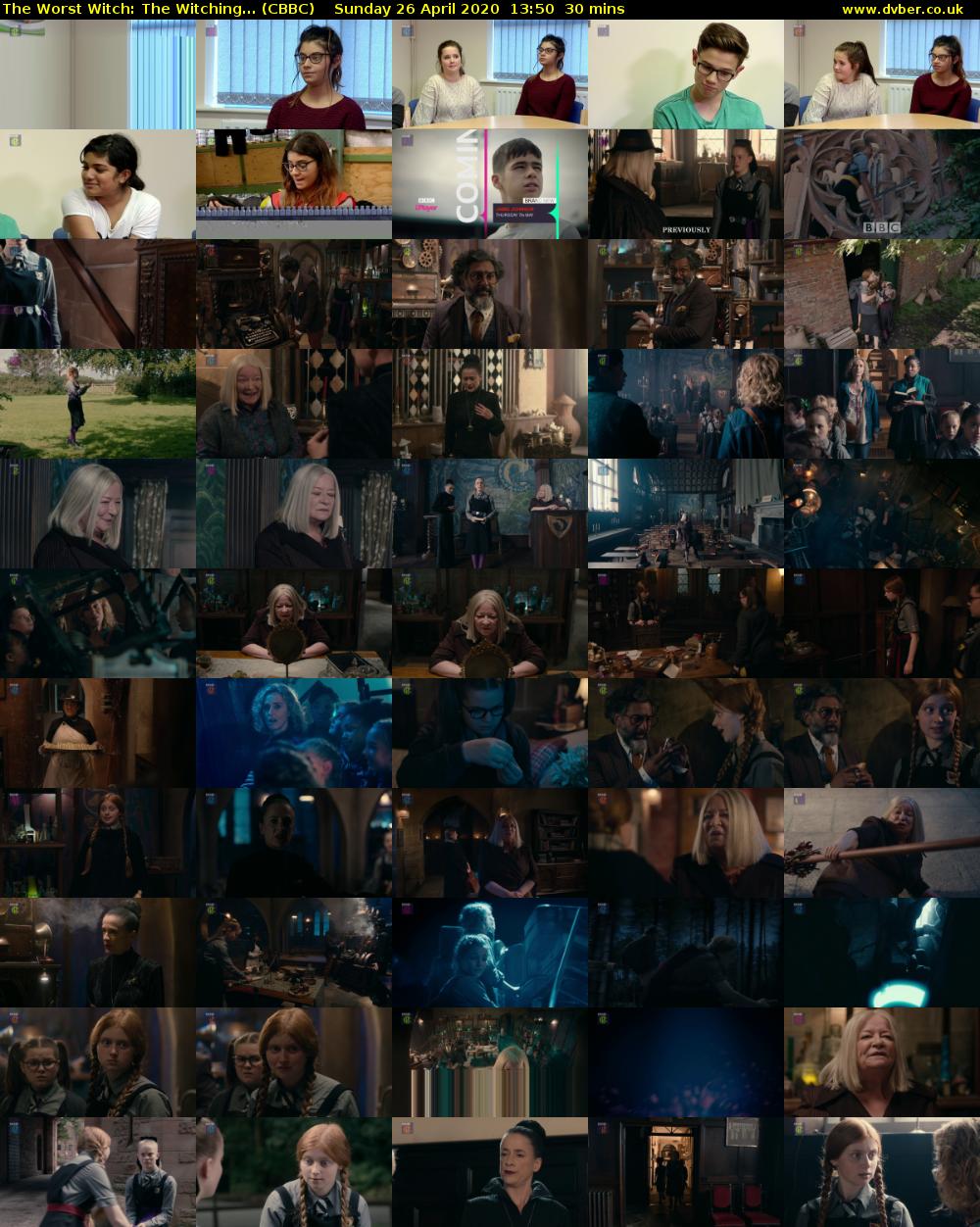 The Worst Witch: The Witching... (CBBC) Sunday 26 April 2020 13:50 - 14:20