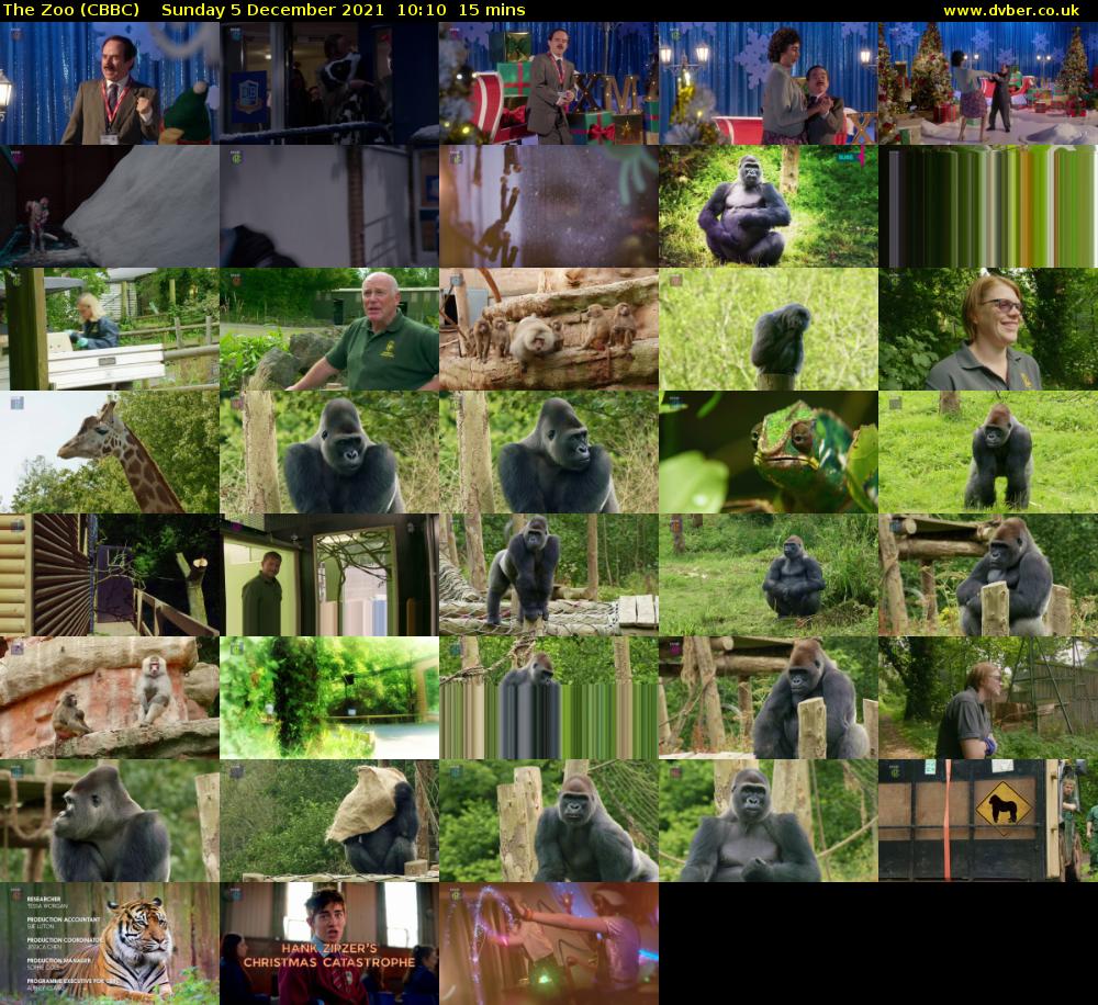 The Zoo (CBBC) Sunday 5 December 2021 10:10 - 10:25