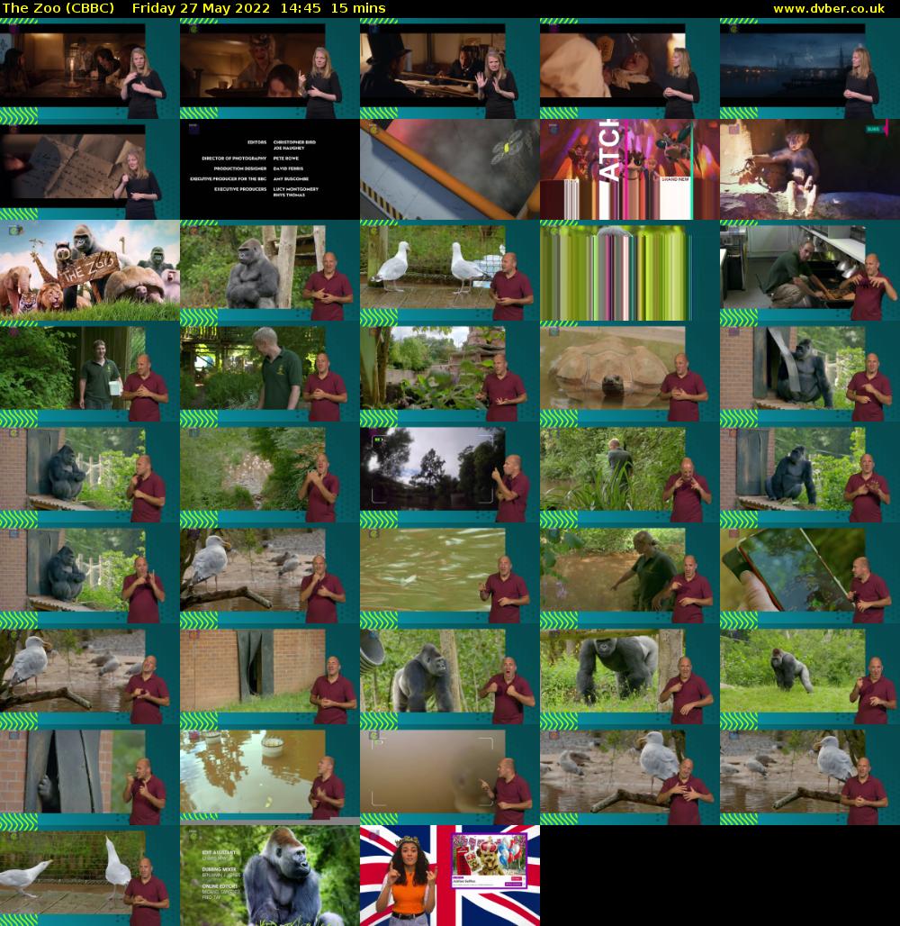 The Zoo (CBBC) Friday 27 May 2022 14:45 - 15:00