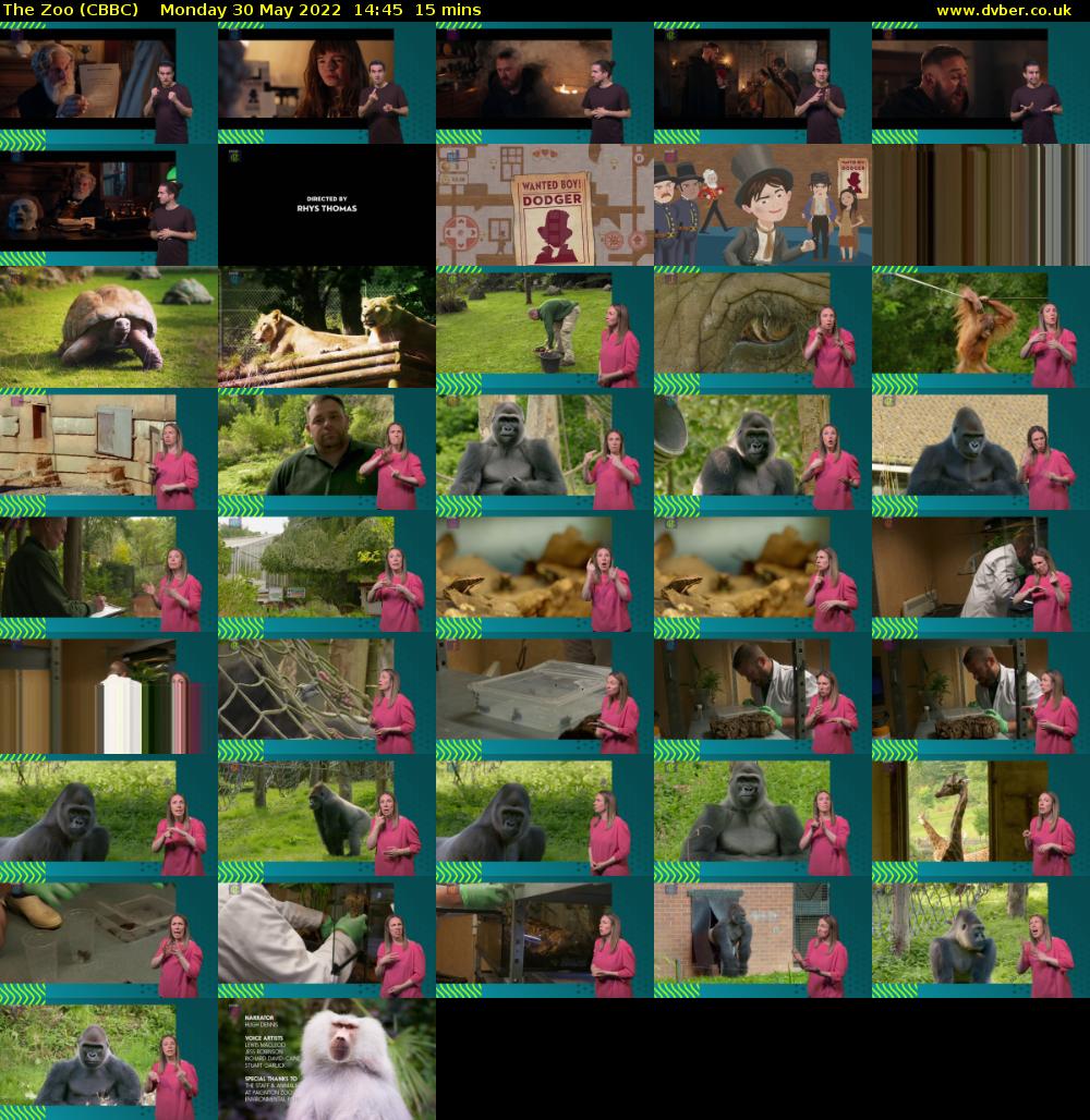 The Zoo (CBBC) Monday 30 May 2022 14:45 - 15:00