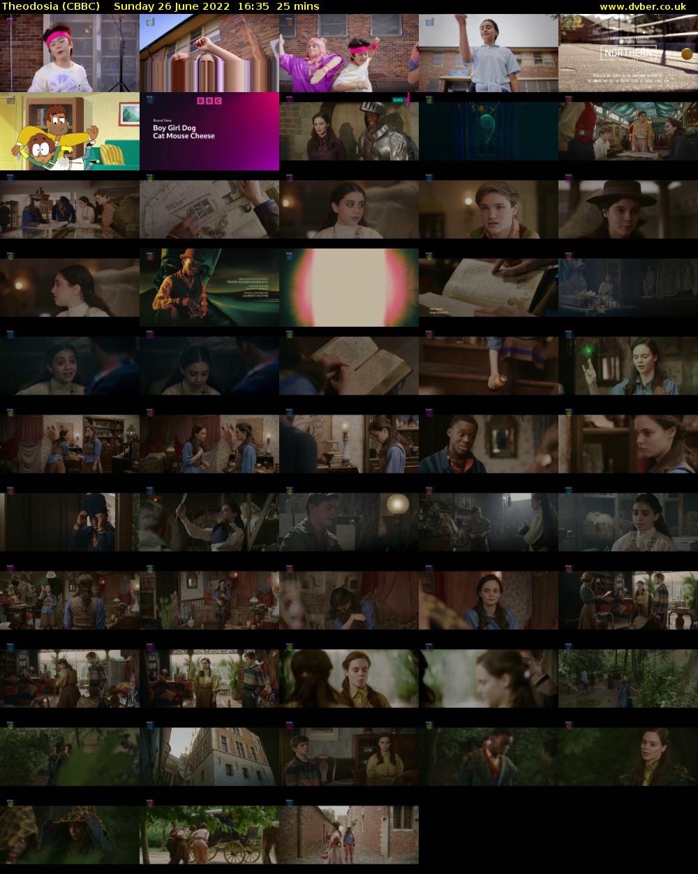 Theodosia (CBBC) Sunday 26 June 2022 16:35 - 17:00