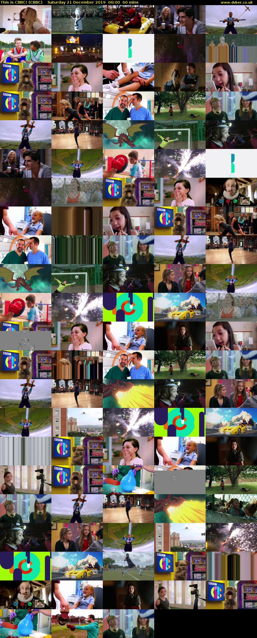 This is CBBC! (CBBC) Saturday 21 December 2019 06:00 - 07:00