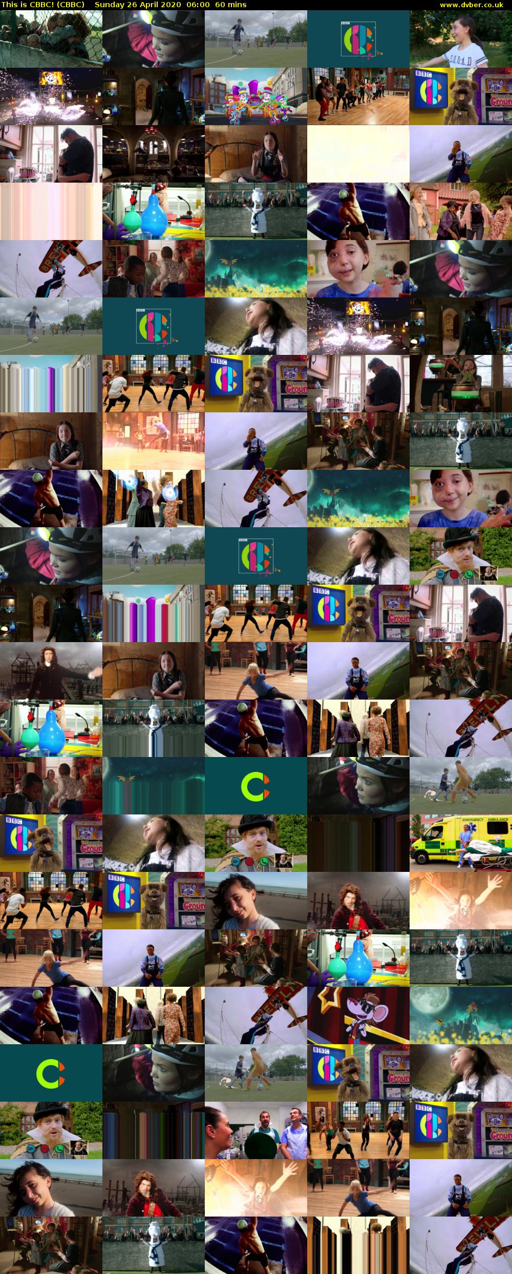 This is CBBC! (CBBC) Sunday 26 April 2020 06:00 - 07:00