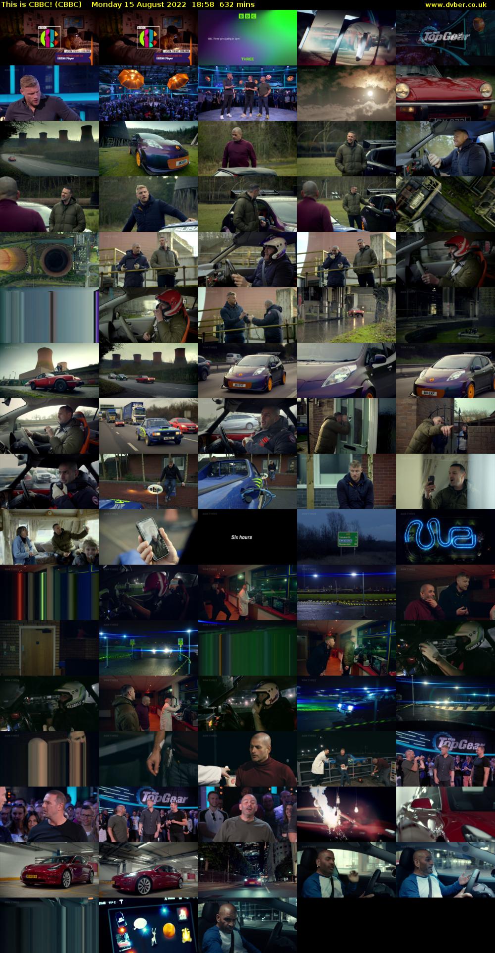 This is CBBC! (CBBC) Monday 15 August 2022 18:58 - 05:30