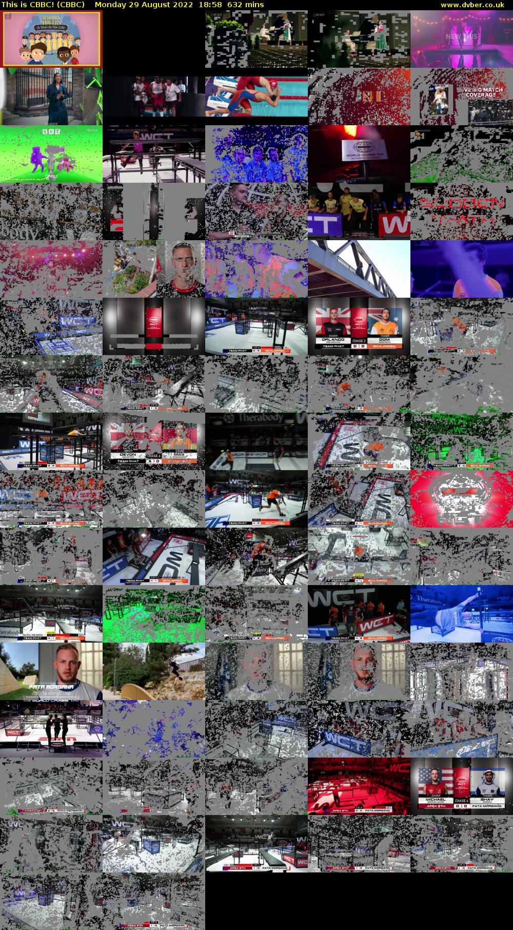 This is CBBC! (CBBC) Monday 29 August 2022 18:58 - 05:30