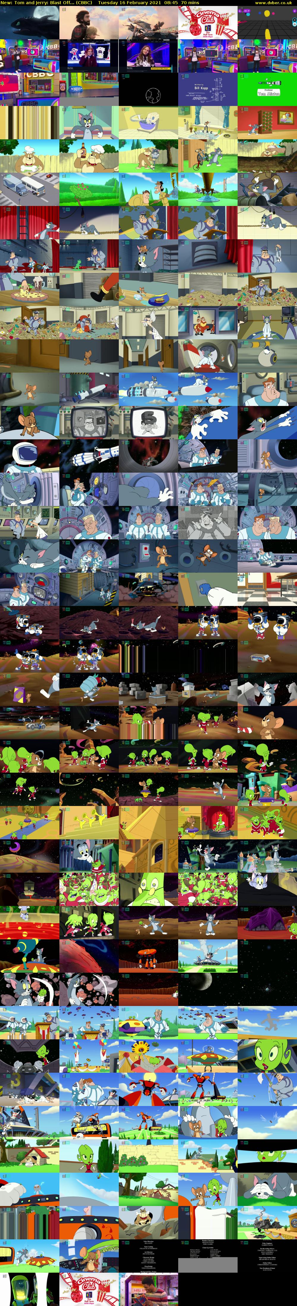 Tom and Jerry: Blast Off... (CBBC) Tuesday 16 February 2021 08:45 - 09:55
