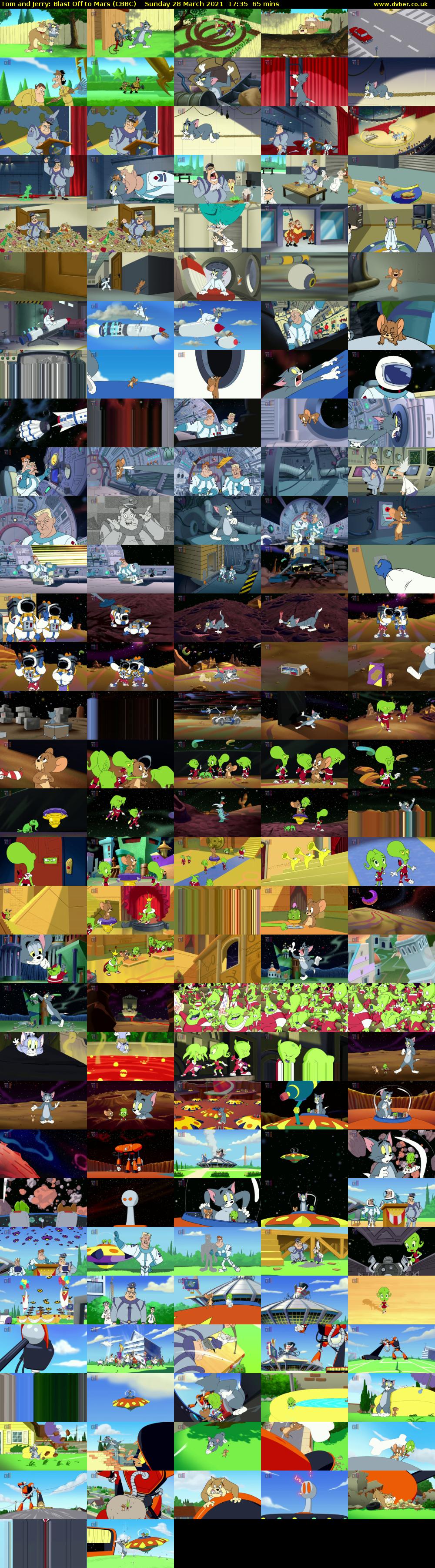 Tom and Jerry: Blast Off to Mars (CBBC) Sunday 28 March 2021 17:35 - 18:40
