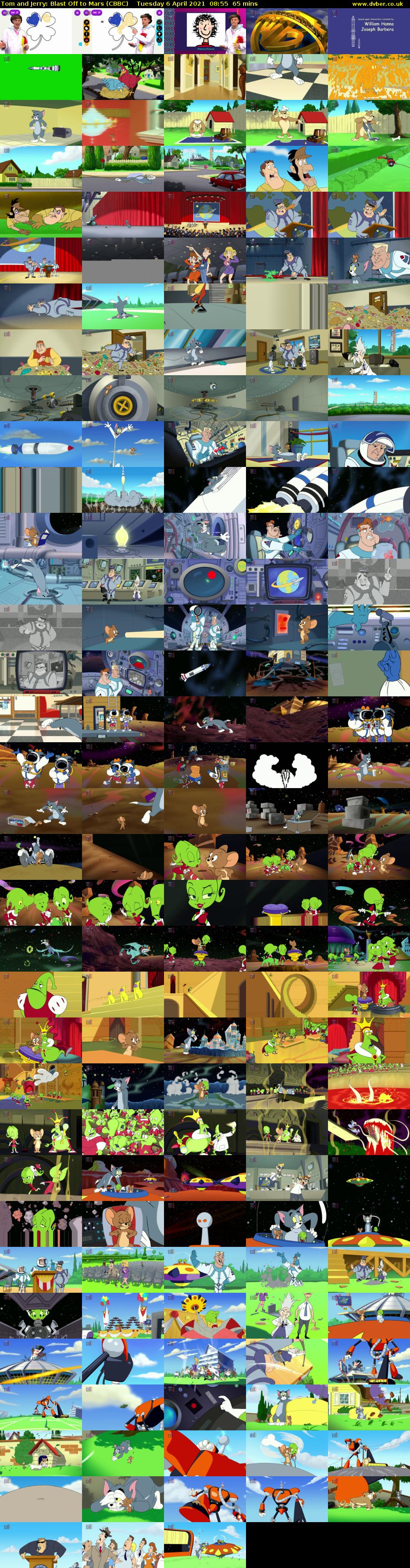 Tom and Jerry: Blast Off to Mars (CBBC) Tuesday 6 April 2021 08:55 - 10:00