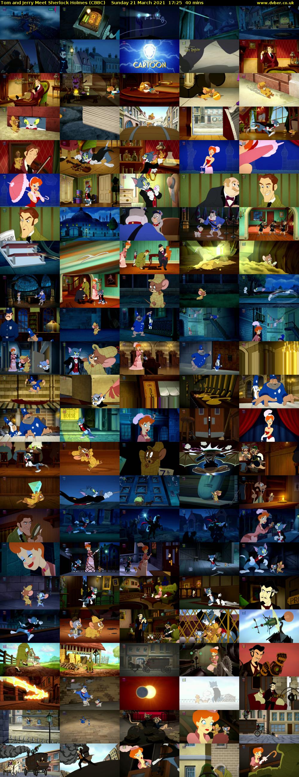 Tom and Jerry Meet Sherlock Holmes (CBBC) Sunday 21 March 2021 17:25 - 18:05