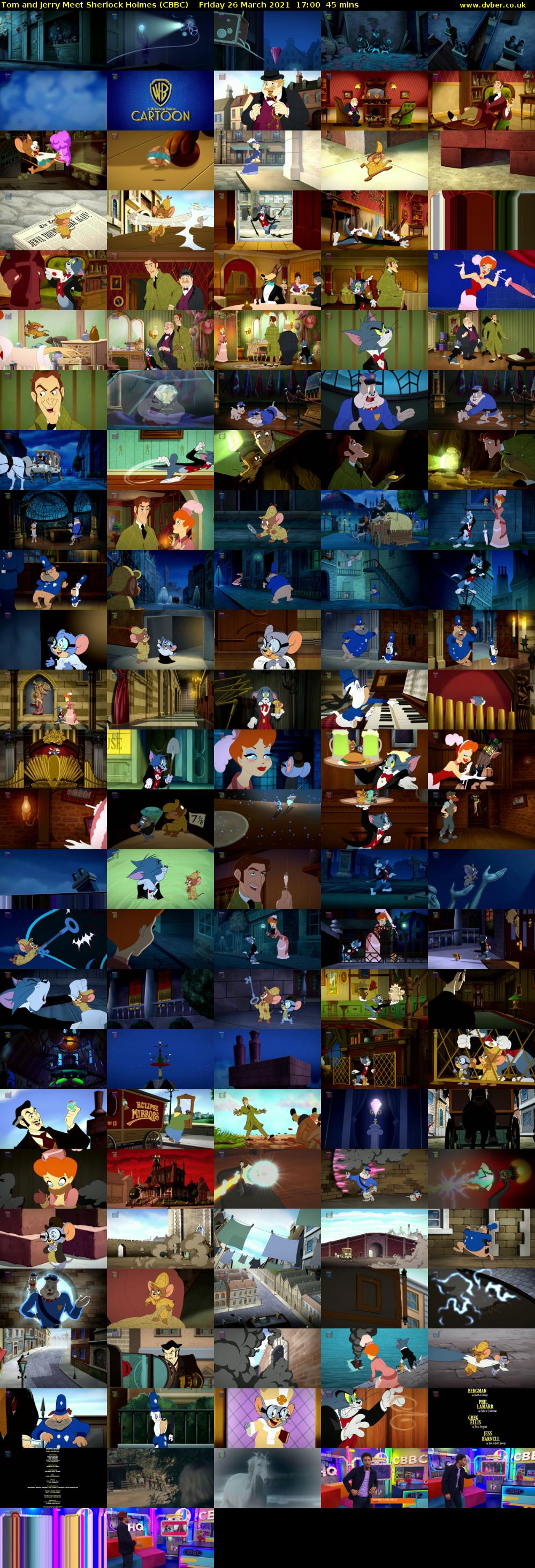 Tom and Jerry Meet Sherlock Holmes (CBBC) Friday 26 March 2021 17:00 - 17:45