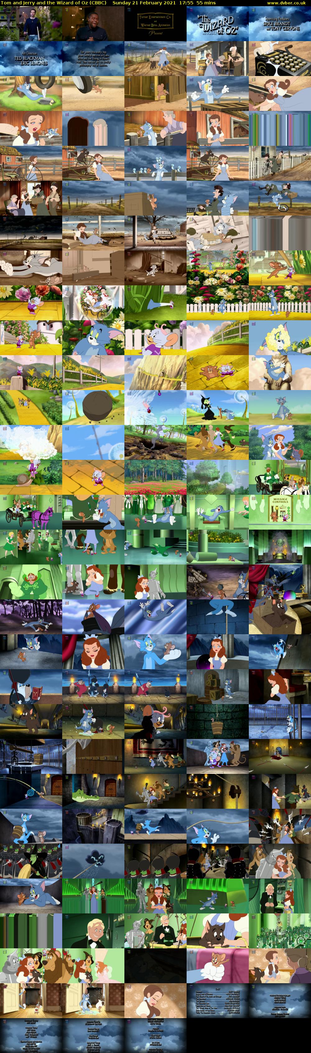 Tom and Jerry and the Wizard of Oz (CBBC) Sunday 21 February 2021 17:55 - 18:50