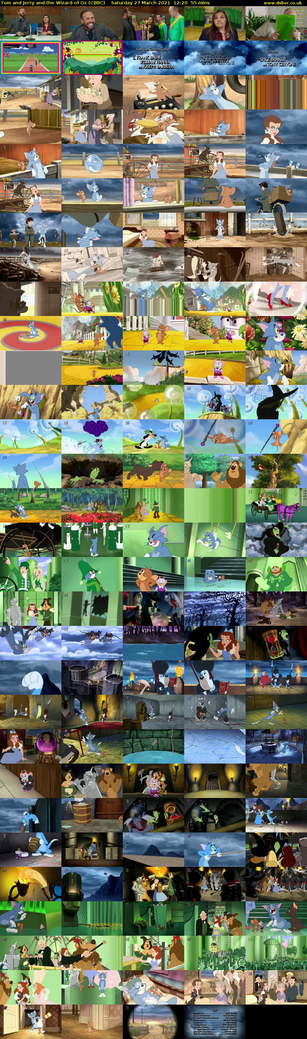 Tom and Jerry and the Wizard of Oz (CBBC) Saturday 27 March 2021 12:20 - 13:15