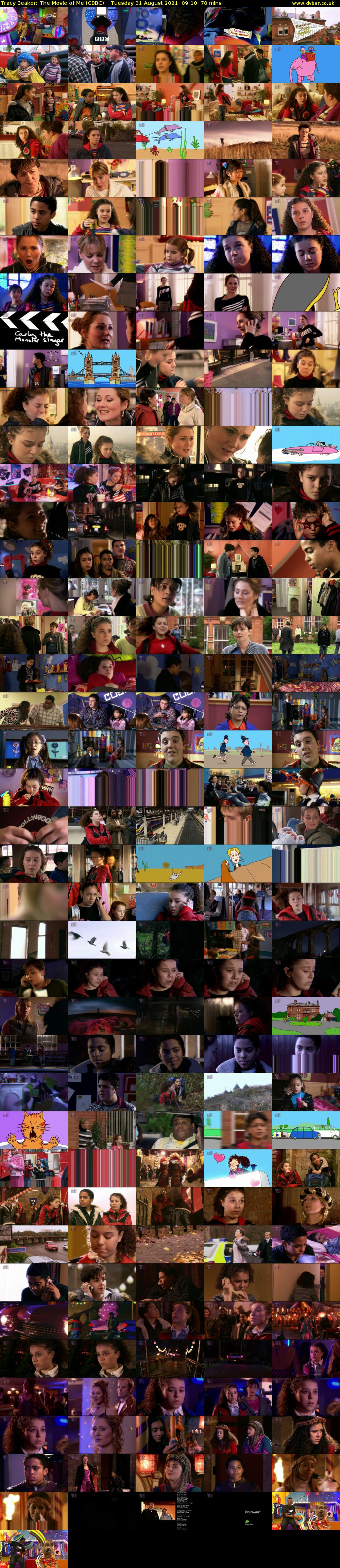 Tracy Beaker: The Movie of Me (CBBC) Tuesday 31 August 2021 09:10 - 10:20