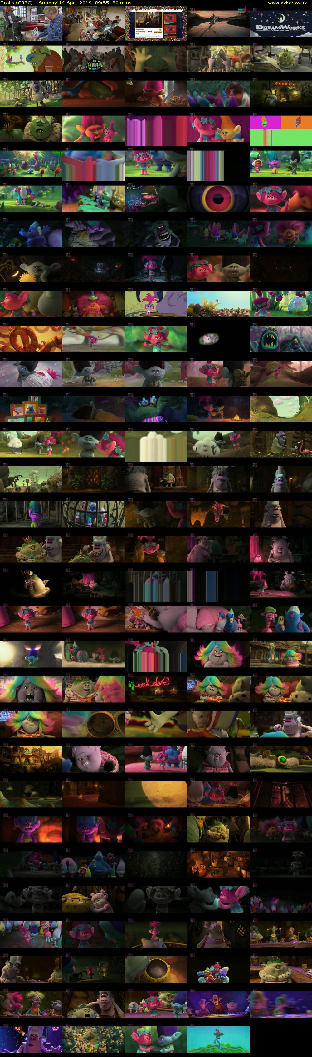 Trolls (CBBC) Sunday 14 April 2019 09:55 - 11:15