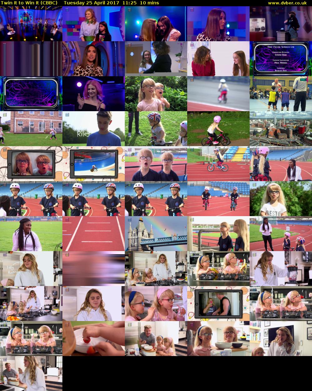 Twin It to Win It (CBBC) Tuesday 25 April 2017 11:25 - 11:35
