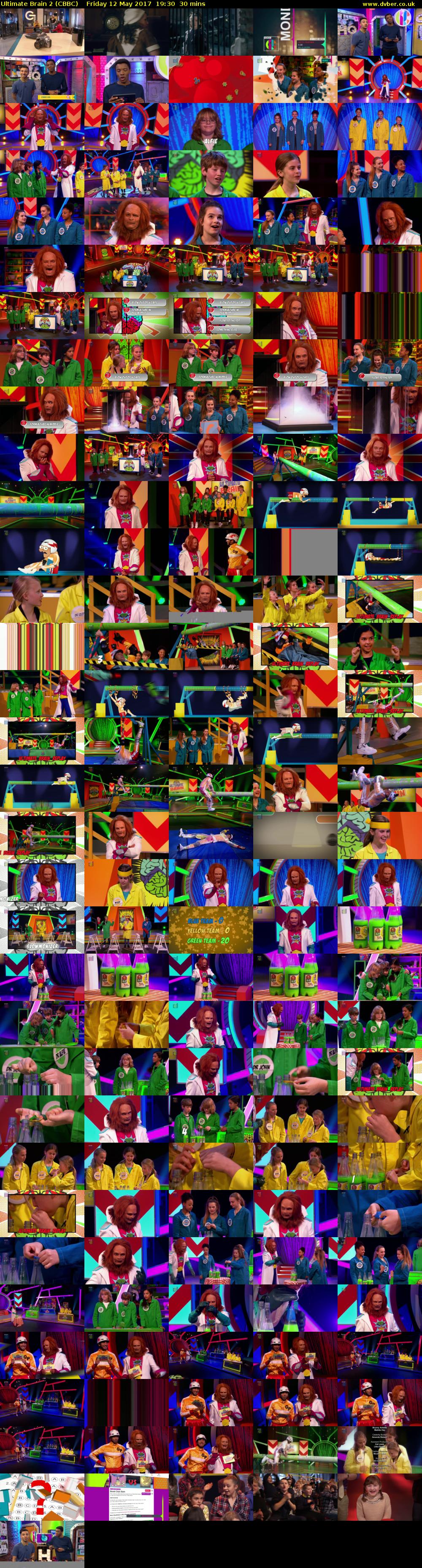 Ultimate Brain 2 (CBBC) Friday 12 May 2017 19:30 - 20:00