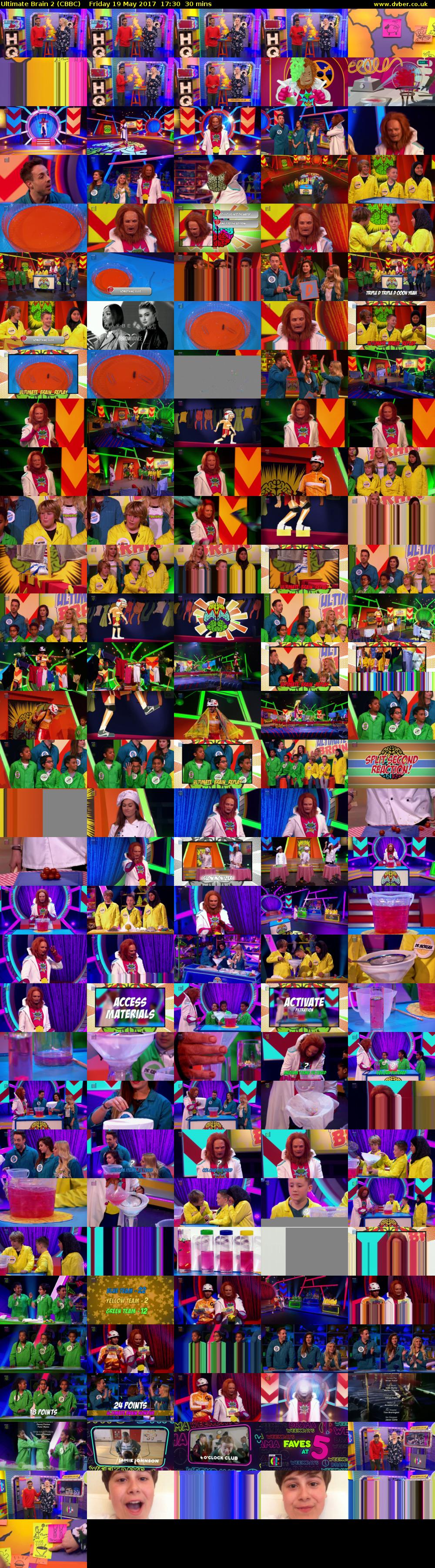 Ultimate Brain 2 (CBBC) Friday 19 May 2017 17:30 - 18:00