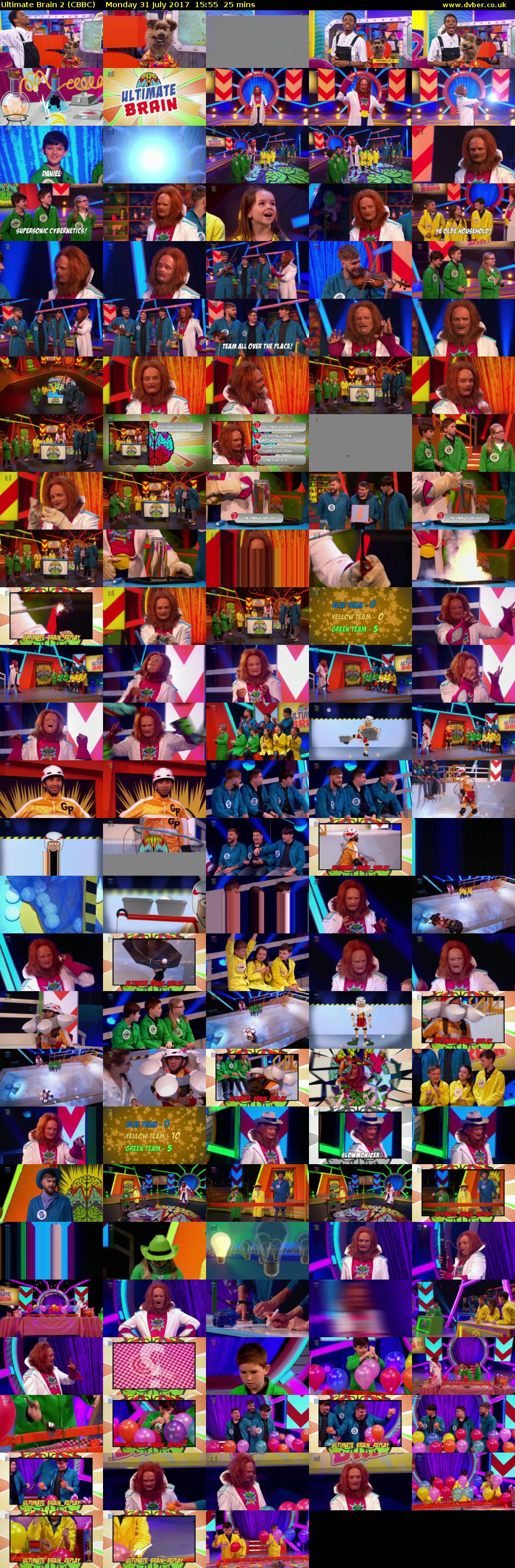 Ultimate Brain 2 (CBBC) Monday 31 July 2017 15:55 - 16:20