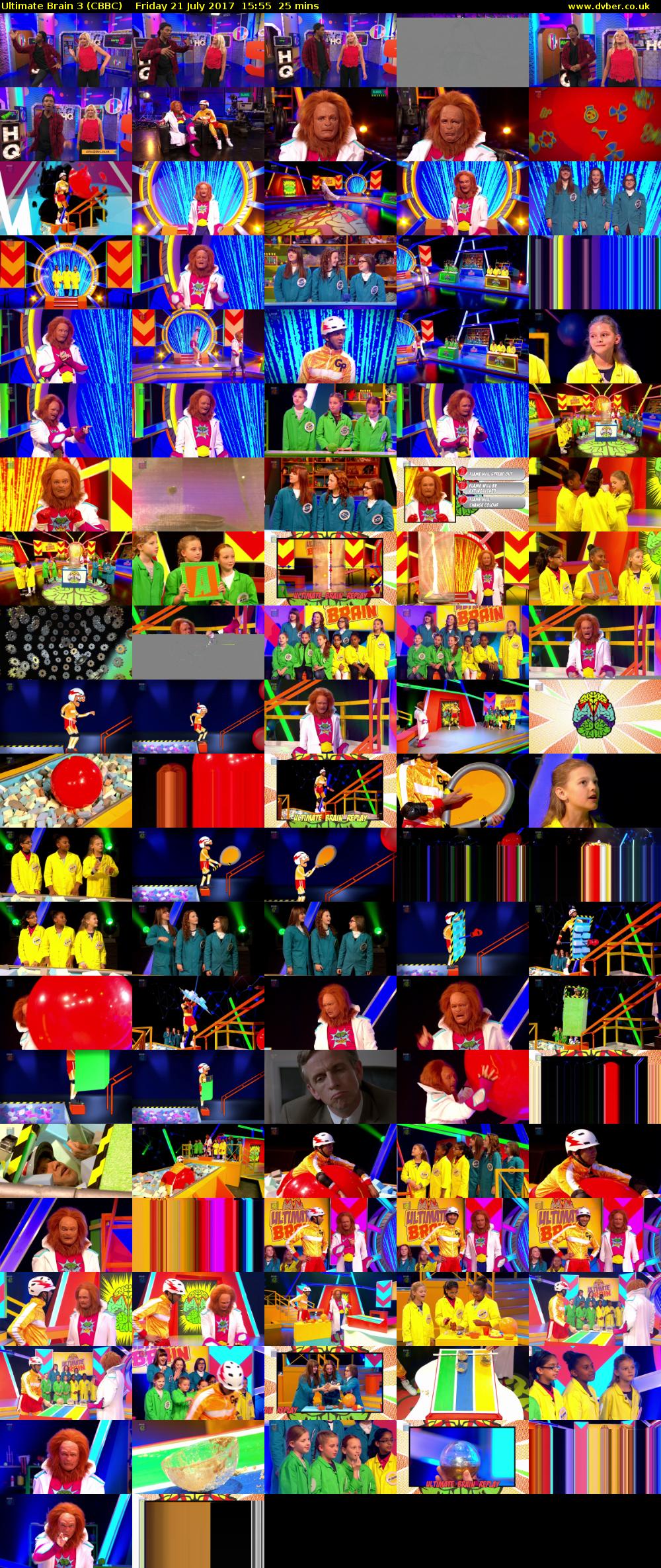 Ultimate Brain 3 (CBBC) Friday 21 July 2017 15:55 - 16:20