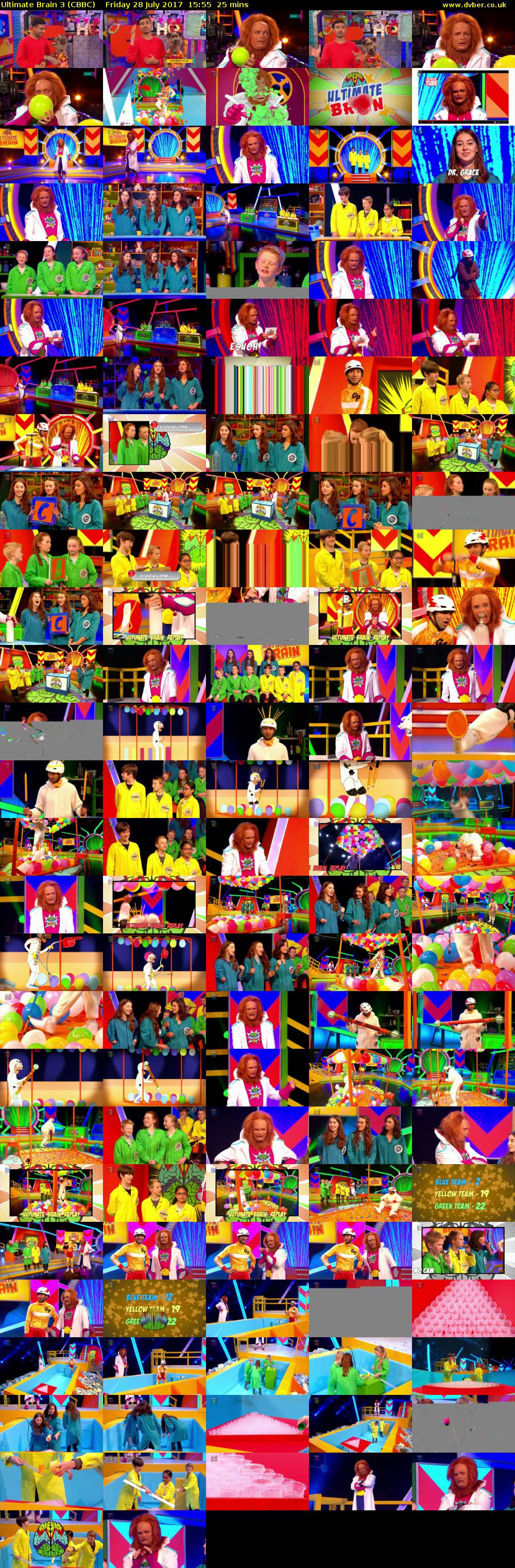 Ultimate Brain 3 (CBBC) Friday 28 July 2017 15:55 - 16:20