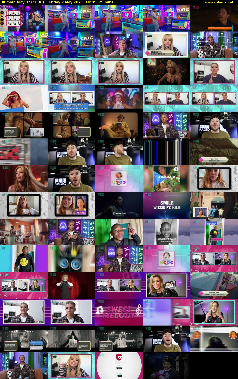 Ultimate Playlist (CBBC) Friday 7 May 2021 18:05 - 18:30
