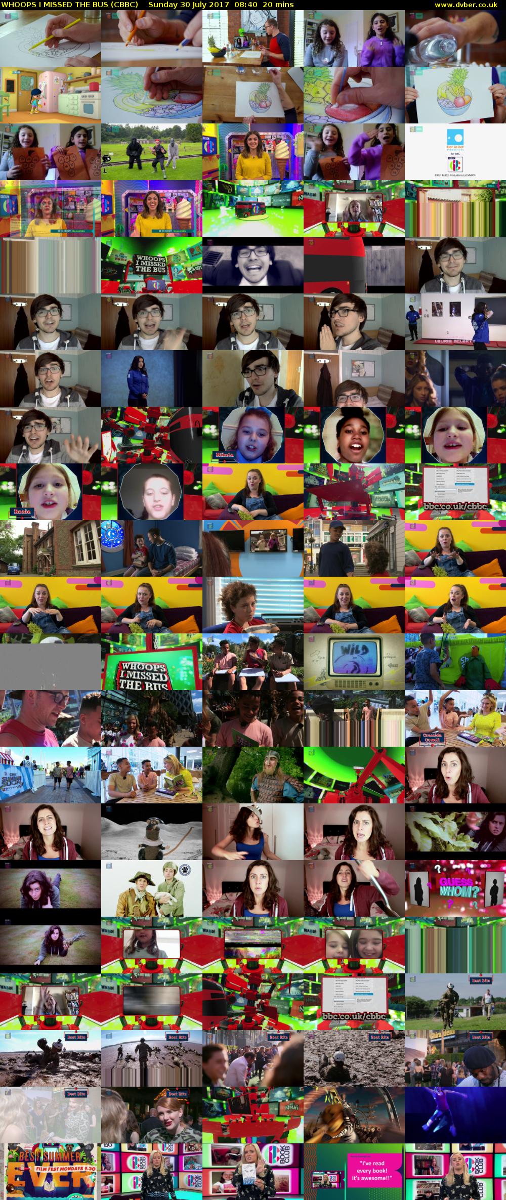 WHOOPS I MISSED THE BUS (CBBC) Sunday 30 July 2017 08:40 - 09:00
