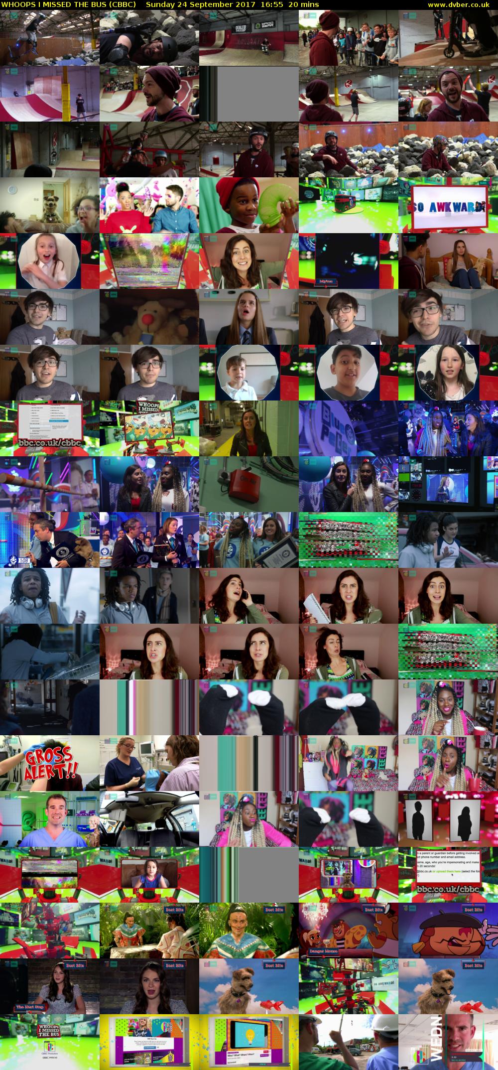 WHOOPS I MISSED THE BUS (CBBC) Sunday 24 September 2017 16:55 - 17:15