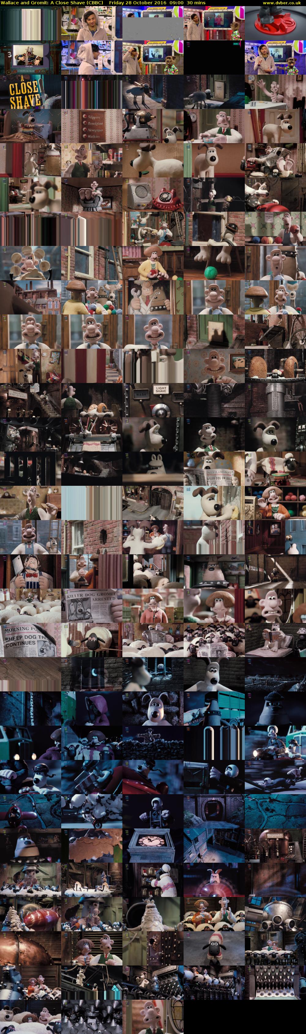 Wallace and Gromit: A Close Shave (CBBC) Friday 28 October 2016 09:00 - 09:30