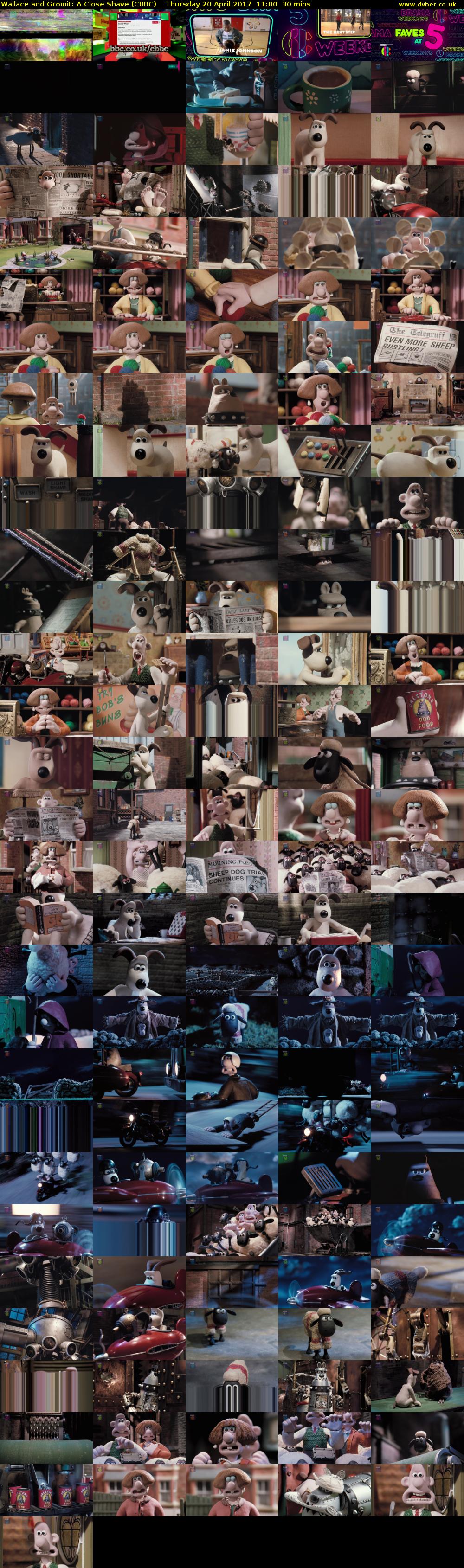 Wallace and Gromit: A Close Shave (CBBC) Thursday 20 April 2017 11:00 - 11:30