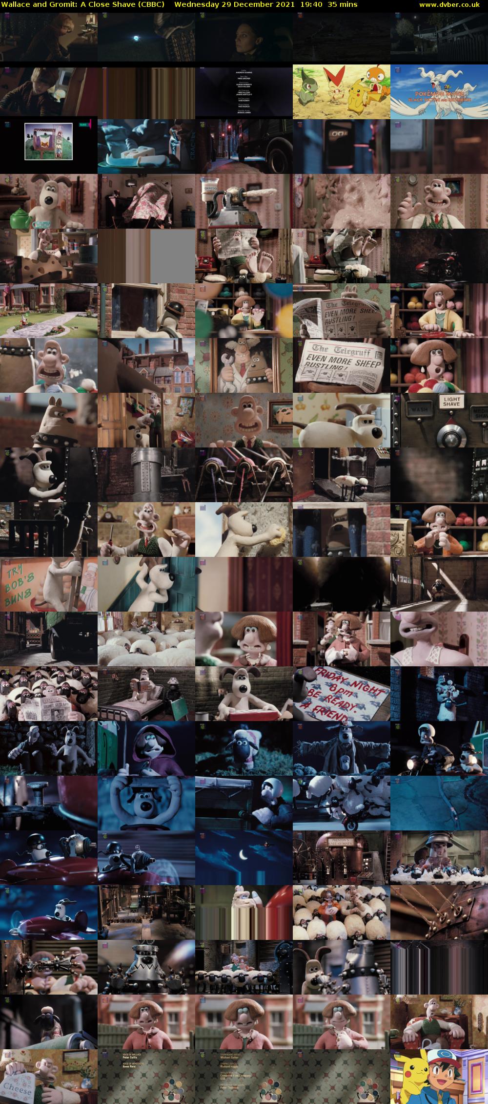 Wallace and Gromit: A Close Shave (CBBC) Wednesday 29 December 2021 19:40 - 20:15