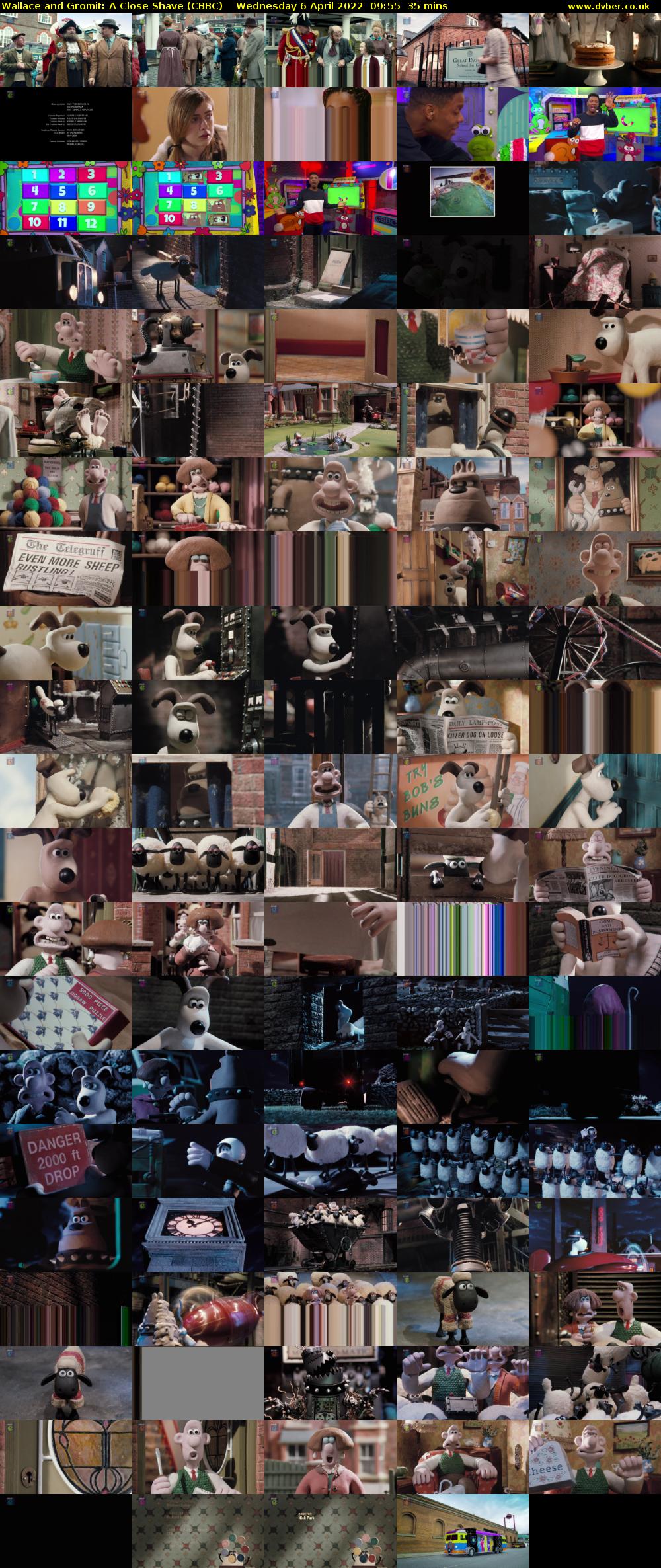 Wallace and Gromit: A Close Shave (CBBC) Wednesday 6 April 2022 09:55 - 10:30