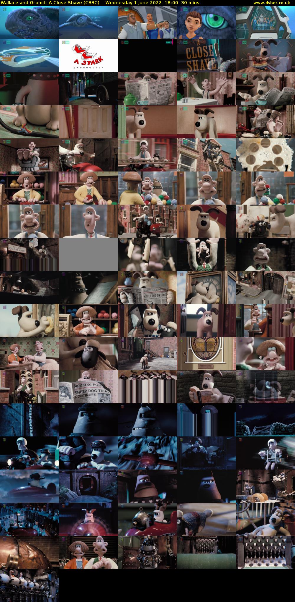 Wallace and Gromit: A Close Shave (CBBC) Wednesday 1 June 2022 18:00 - 18:30