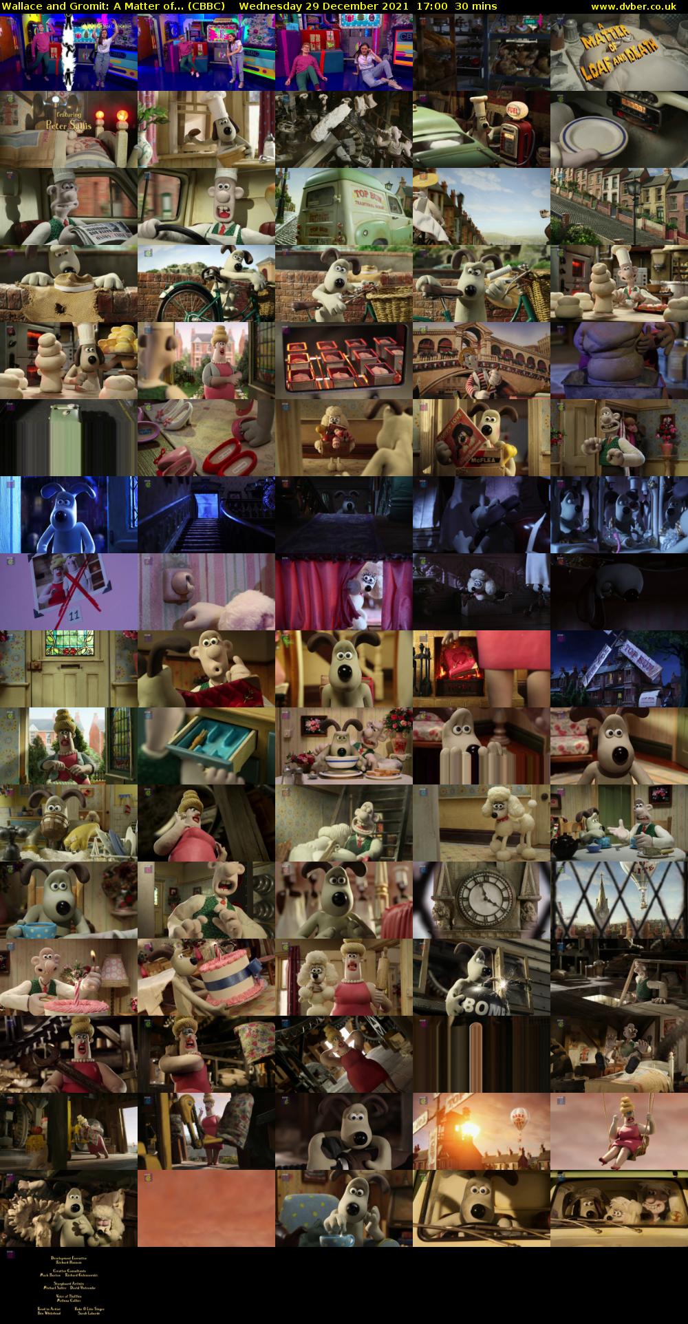Wallace and Gromit: A Matter of... (CBBC) Wednesday 29 December 2021 17:00 - 17:30