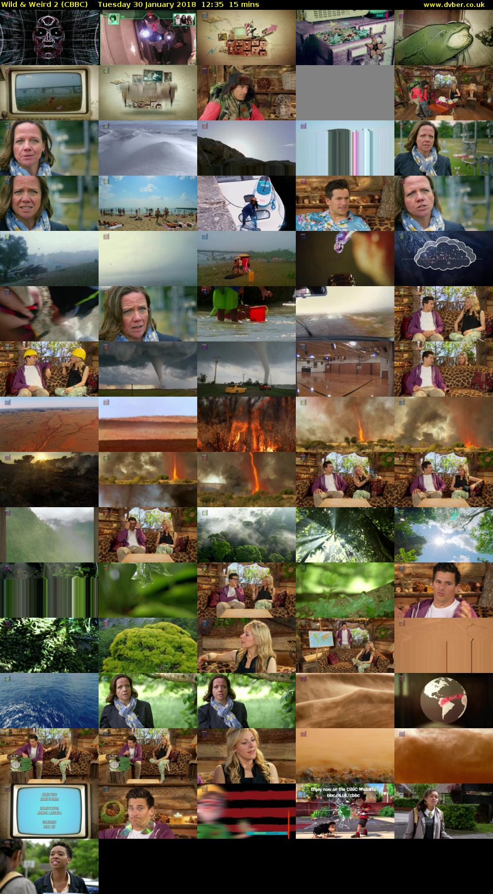 Wild & Weird 2 (CBBC) Tuesday 30 January 2018 12:35 - 12:50