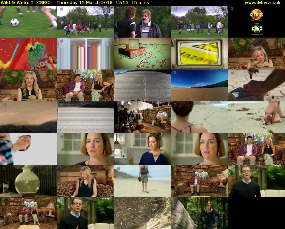 Wild & Weird 2 (CBBC) Thursday 15 March 2018 12:55 - 13:10