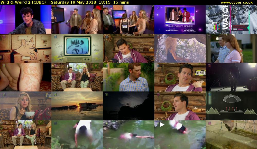 Wild & Weird 2 (CBBC) Saturday 19 May 2018 18:15 - 18:30