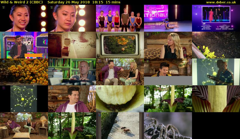 Wild & Weird 2 (CBBC) Saturday 26 May 2018 18:15 - 18:30
