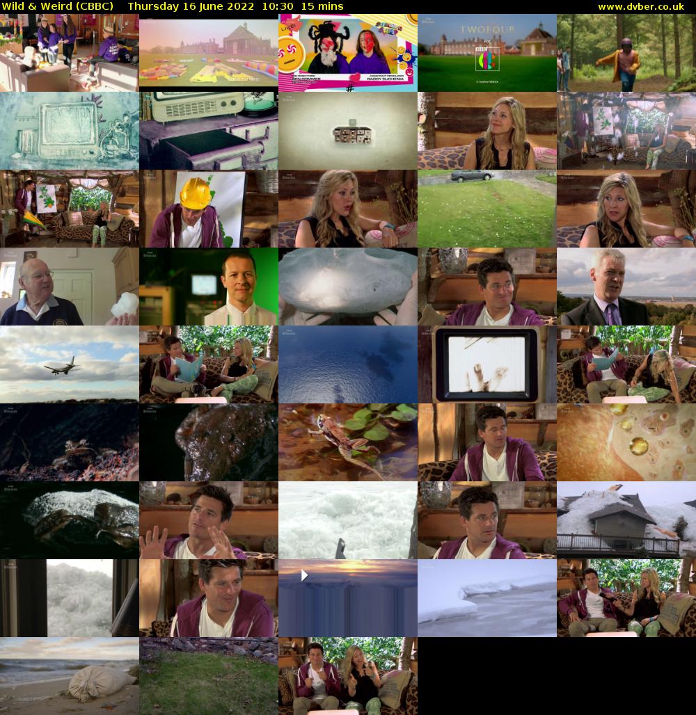 Wild & Weird (CBBC) Thursday 16 June 2022 10:30 - 10:45