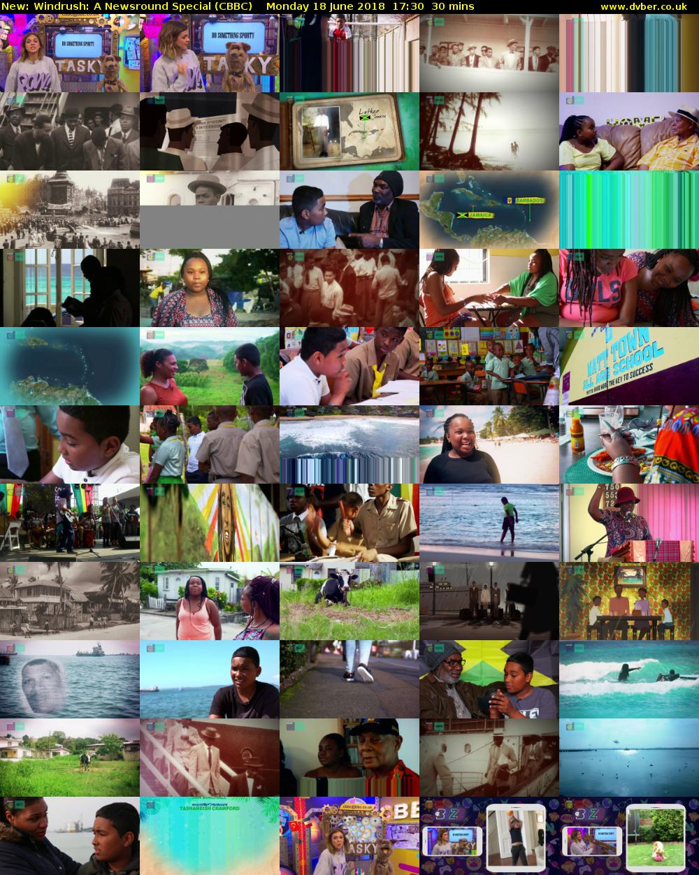 Windrush: A Newsround Special (CBBC) Monday 18 June 2018 17:30 - 18:00