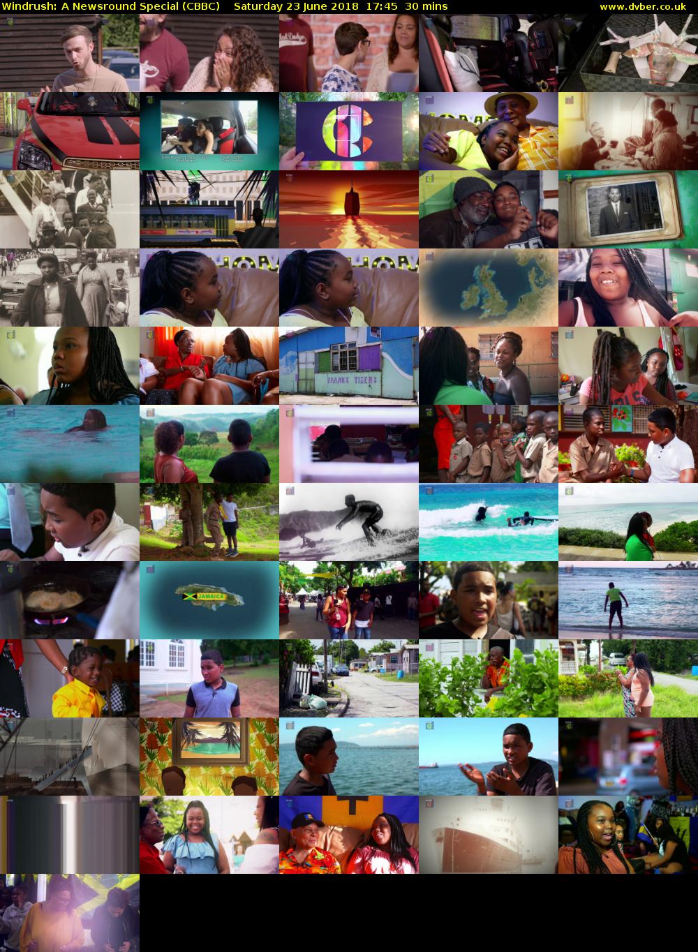 Windrush: A Newsround Special (CBBC) Saturday 23 June 2018 17:45 - 18:15