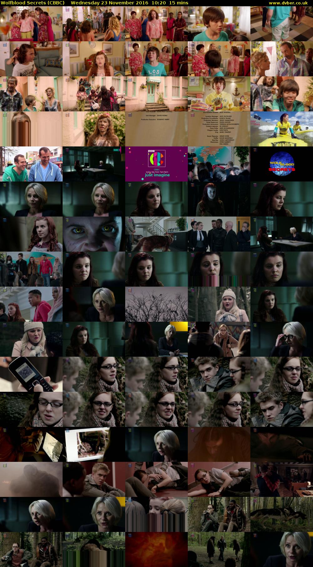Wolfblood Secrets (CBBC) Wednesday 23 November 2016 10:20 - 10:35