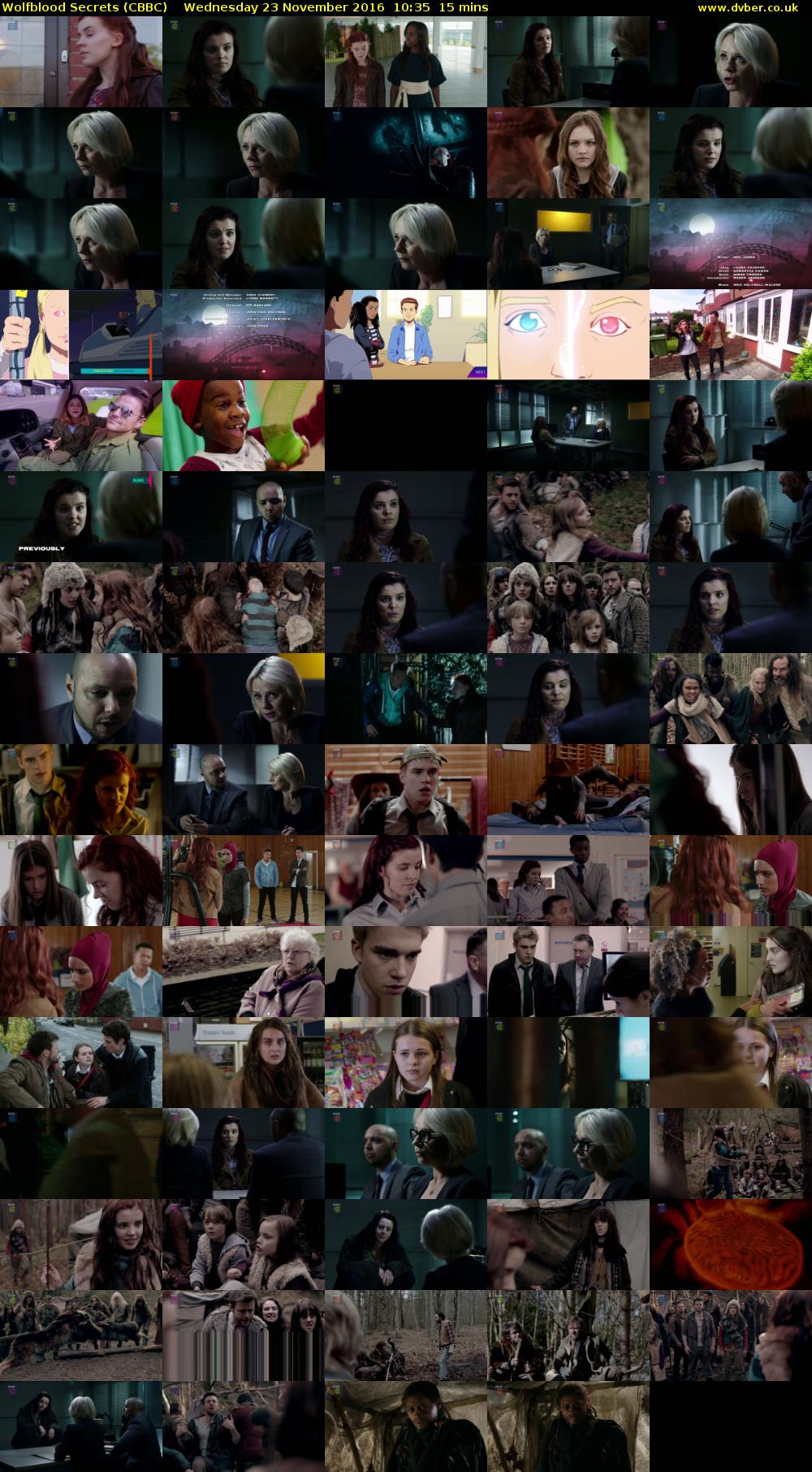Wolfblood Secrets (CBBC) Wednesday 23 November 2016 10:35 - 10:50