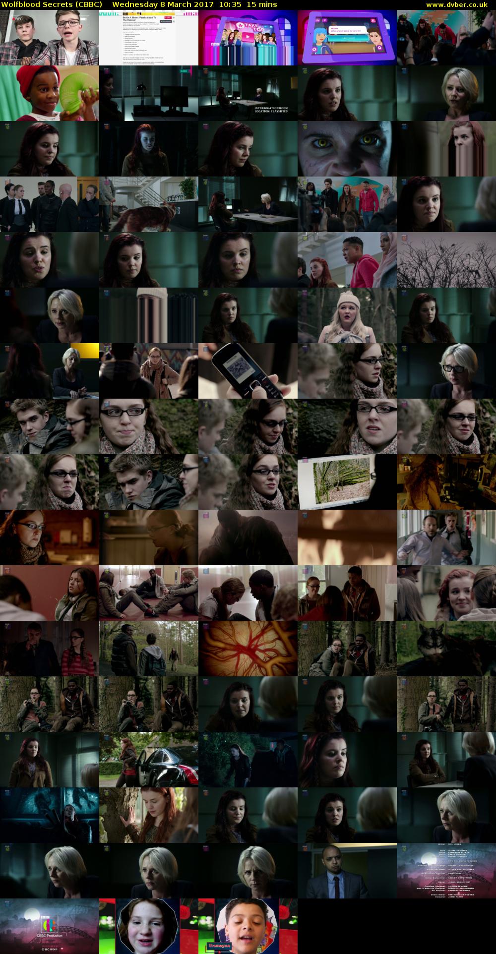 Wolfblood Secrets (CBBC) Wednesday 8 March 2017 10:35 - 10:50