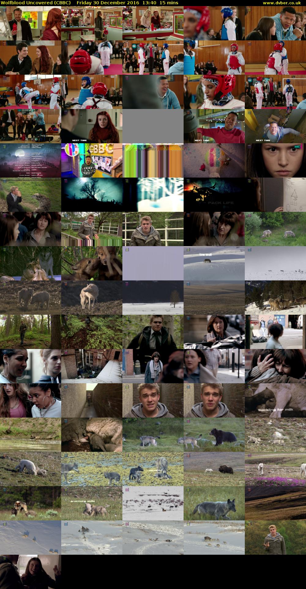 Wolfblood Uncovered (CBBC) Friday 30 December 2016 13:40 - 13:55