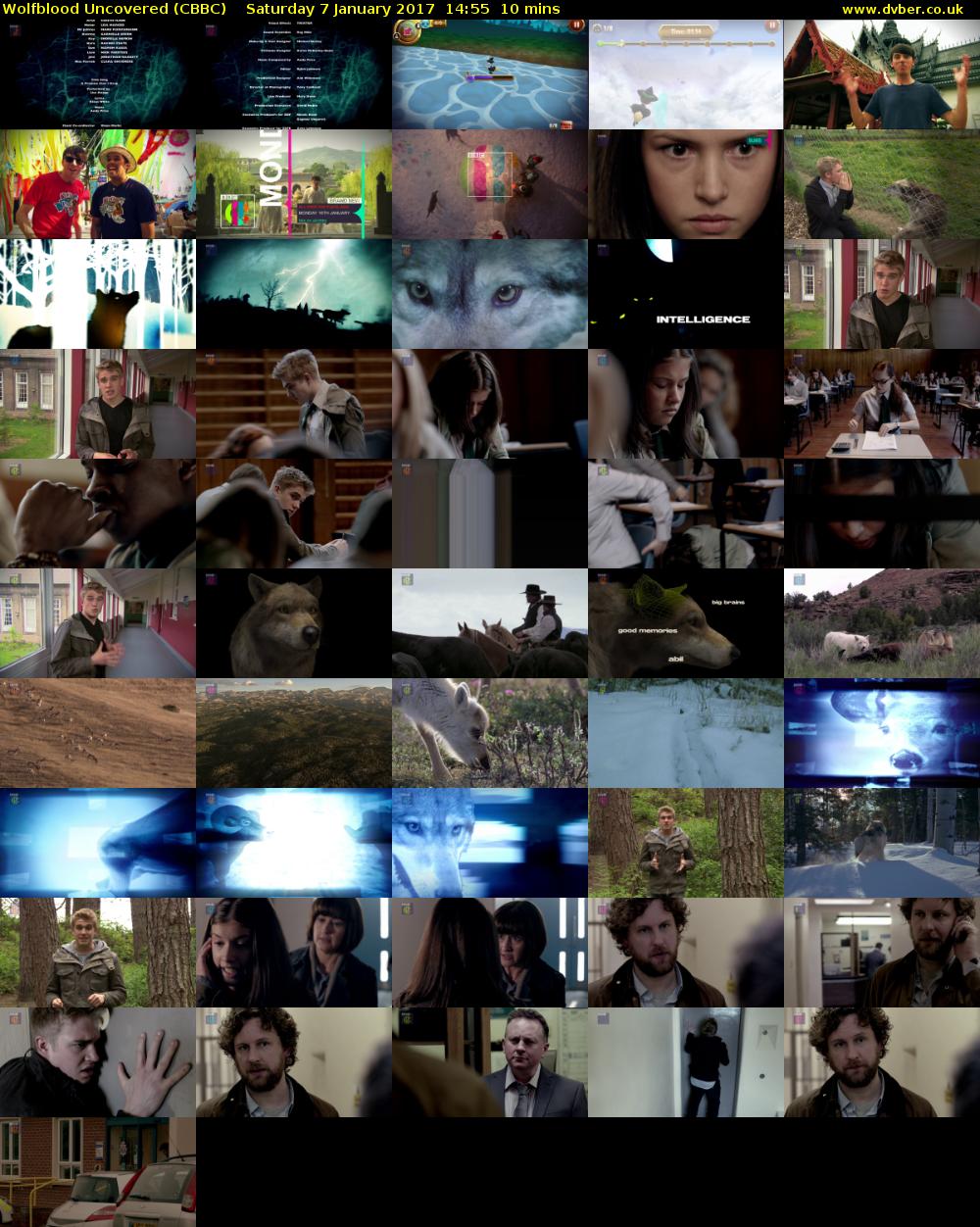 Wolfblood Uncovered (CBBC) Saturday 7 January 2017 14:55 - 15:05