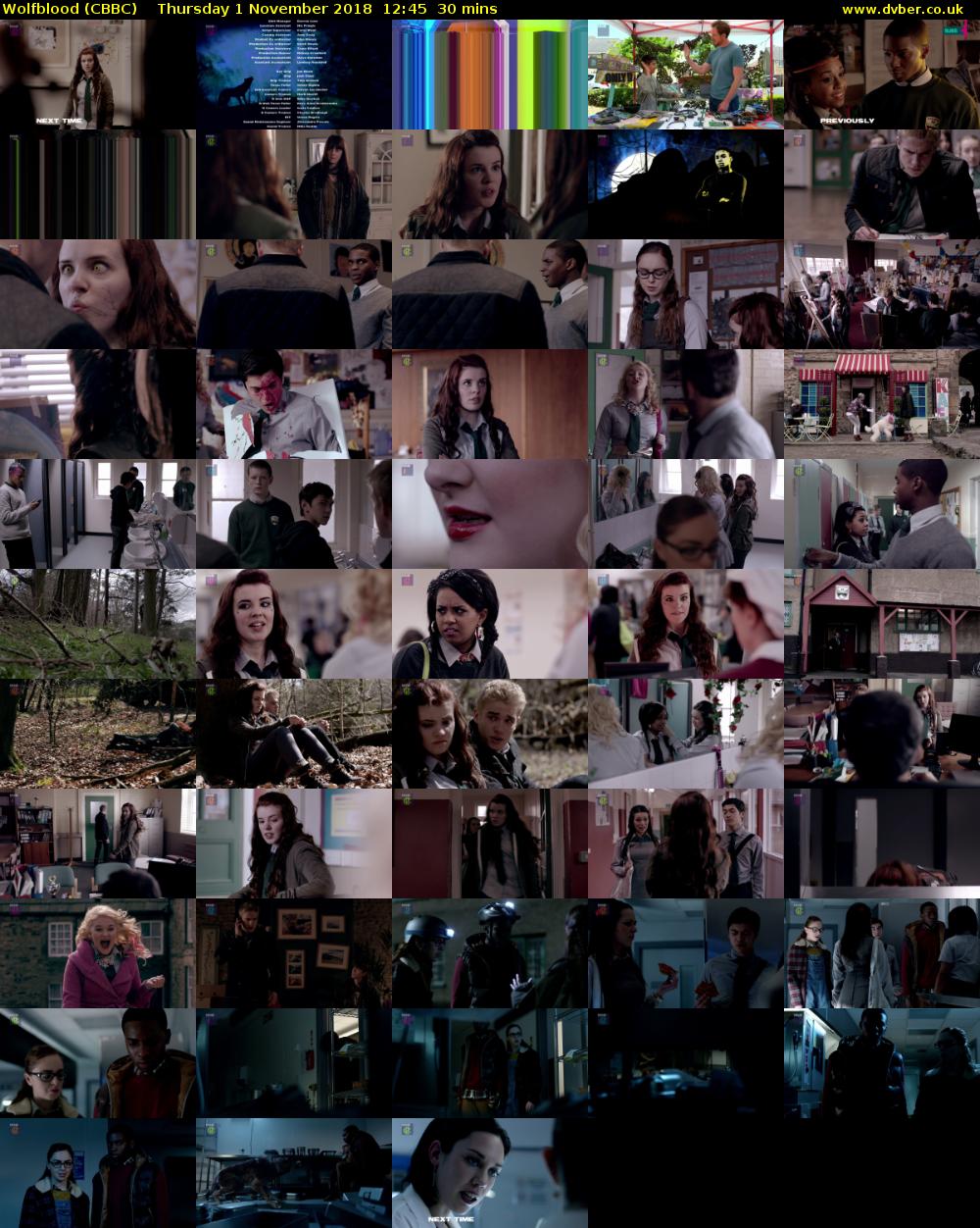 Wolfblood (CBBC) Thursday 1 November 2018 12:45 - 13:15